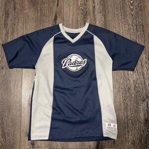Nike MLB Women's San Diego Padres Baseball Logo T-Shirt Gray Size M Medium